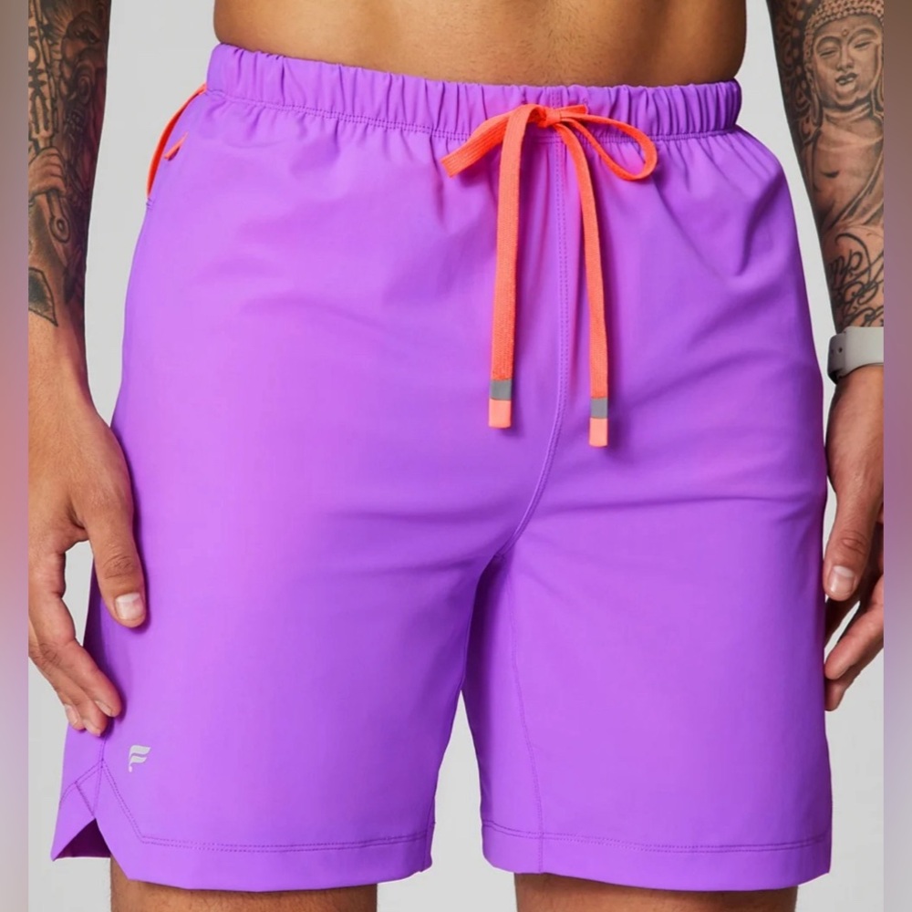Fabletics The One Short 7in. Men’s Size Small Per… - image 2